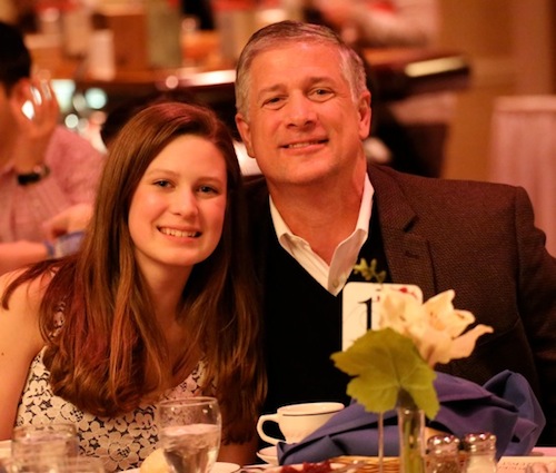 Katie & her Dad at RRDC Awards banquet