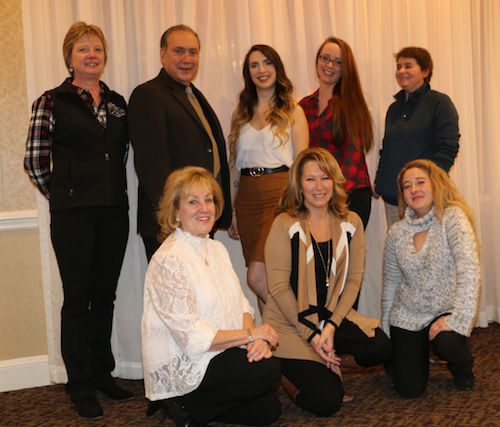 Chrislar staff at Rowley Riding & Driving Club Annual Banquet on Saturday, January 6, 2018